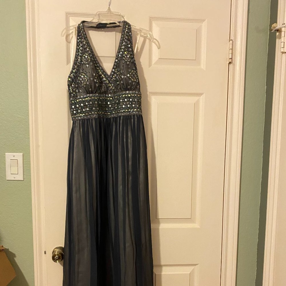 Adrianna Papell Beaded Evening Dress